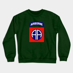 82d Airborne Patch Insignia - Full Chest Crewneck Sweatshirt